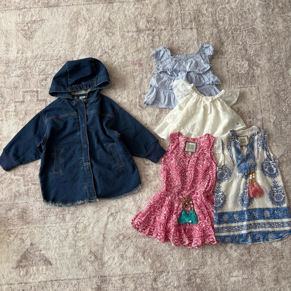 Little Girls Dress Jacket Tops Bundle Belle by Alicia Belle Mayoral Size‎ 2 Boho